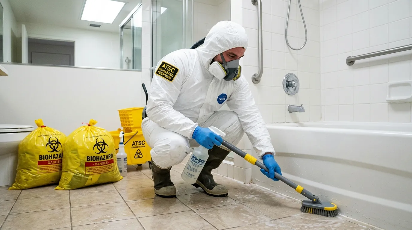 Decontamination equipment deployed for Blood Cleanup in Mobile